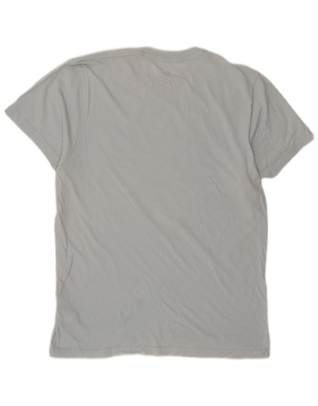 Vans Herren Custom Fit Grafik-T-Shirt-Oberteil aus mittelblauer Baumwolle