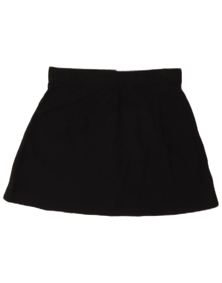 Zara Damen Minirock Medium W28 Schwarze Viskose
