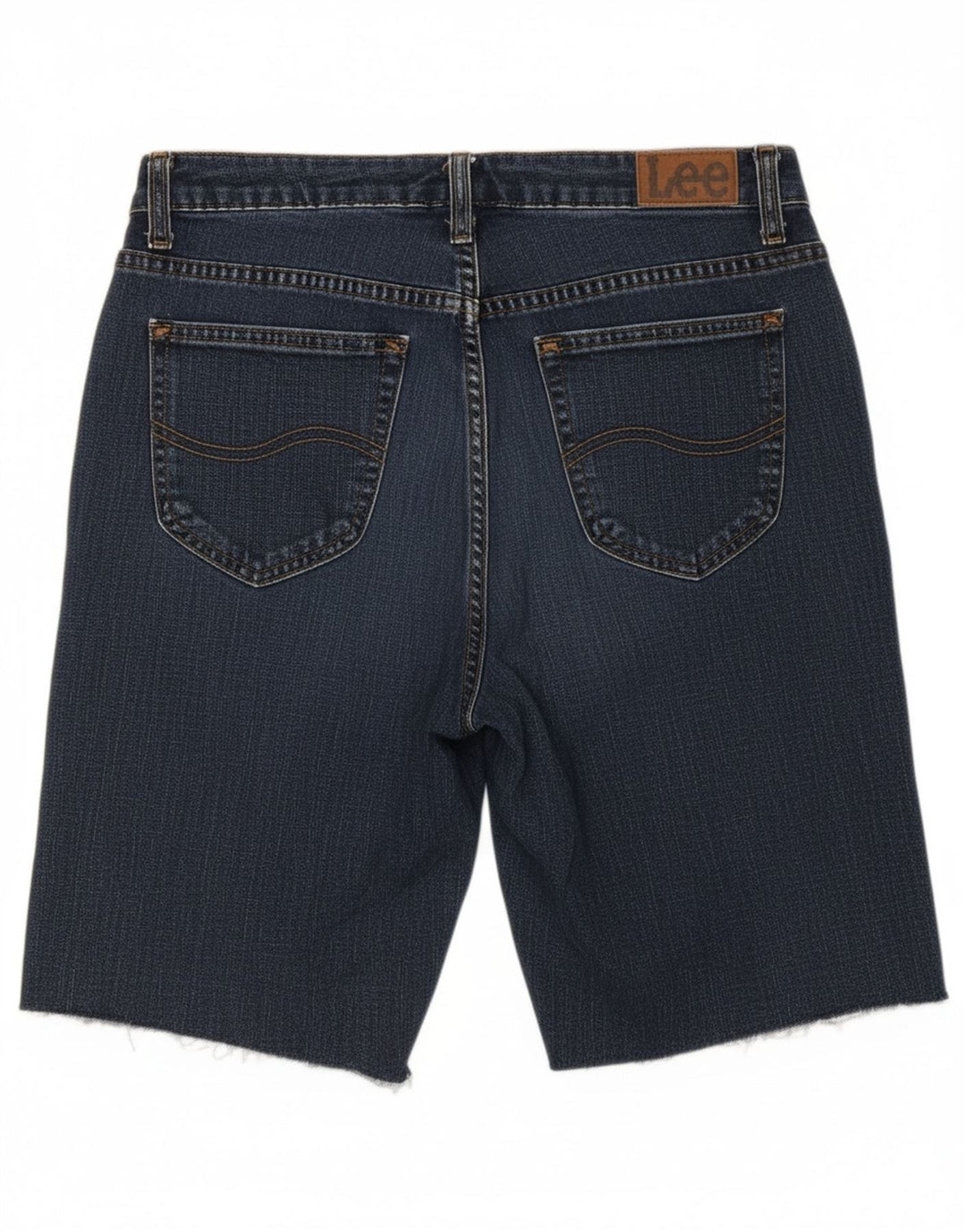 LEE Womens Denim Shorts US 10 Large W30  Blue Cotton