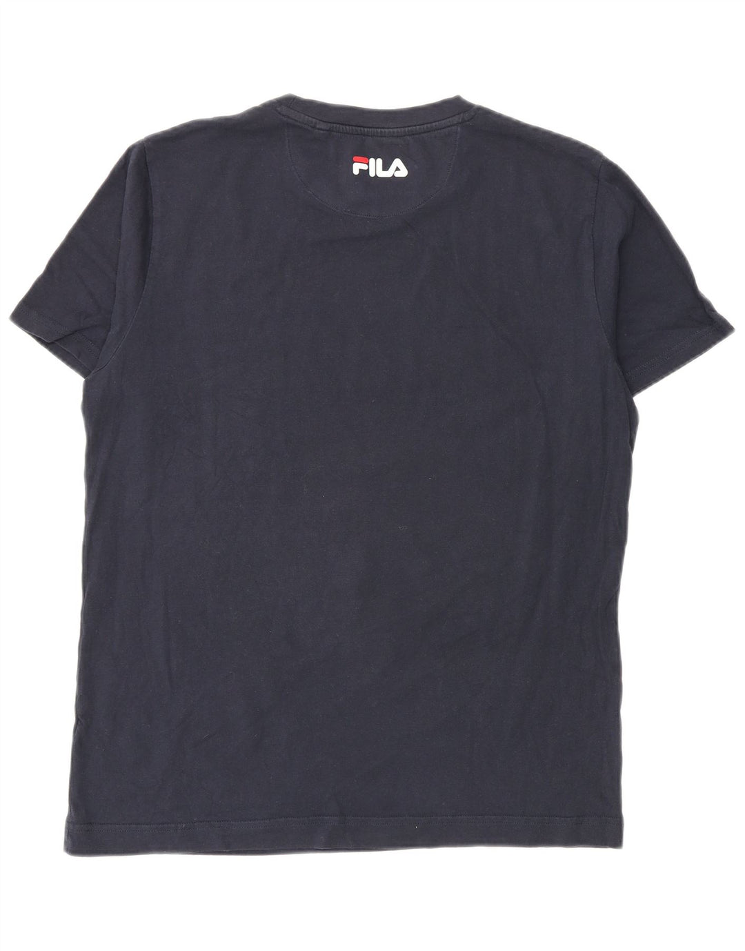 Fila Herren T-Shirt mit Grafik, mittelgroß, Marineblau