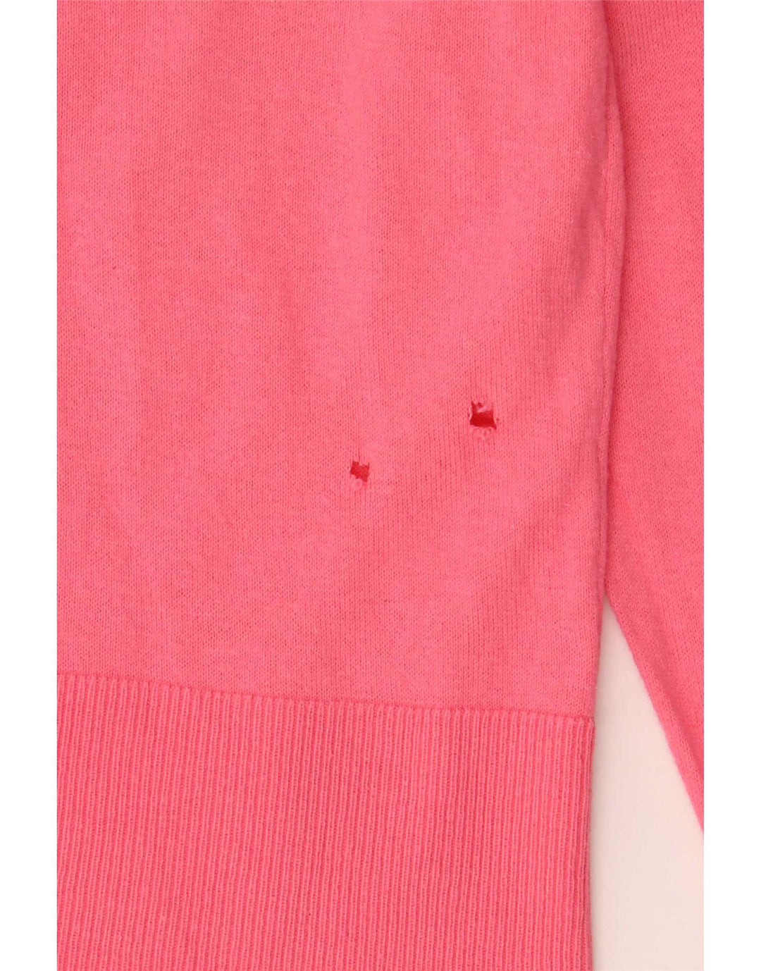 Oasis Damen Crop Cardigan Pullover UK 12 Mittelrosa Baumwolle