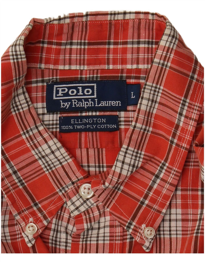 Polo Ralph Lauren Herrenhemd, groß, rot kariert