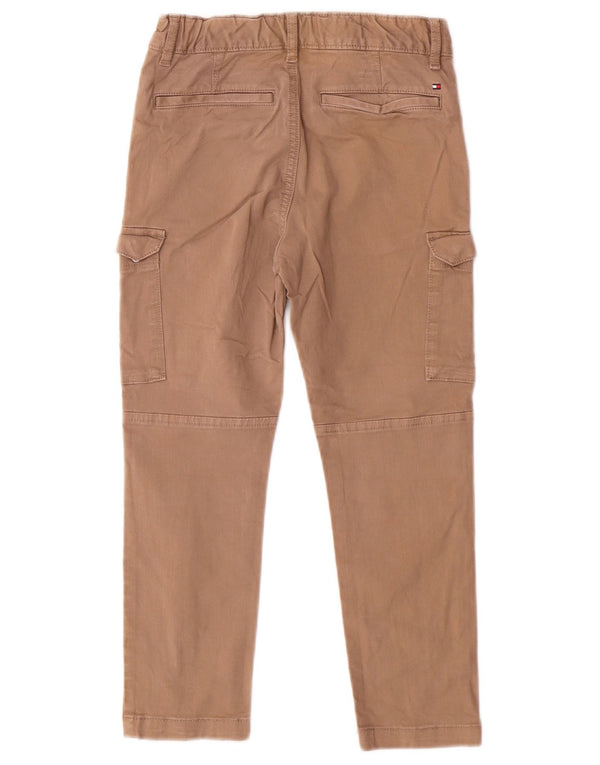 Tommy Hilfiger Slim Fit Cargohose für Jungen, 6–7 Jahre, W22 L19, beige Baumwolle