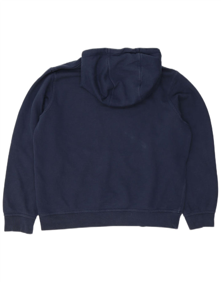 NIKE Herren-Kapuzenpullover, groß, marineblau, Baumwolle