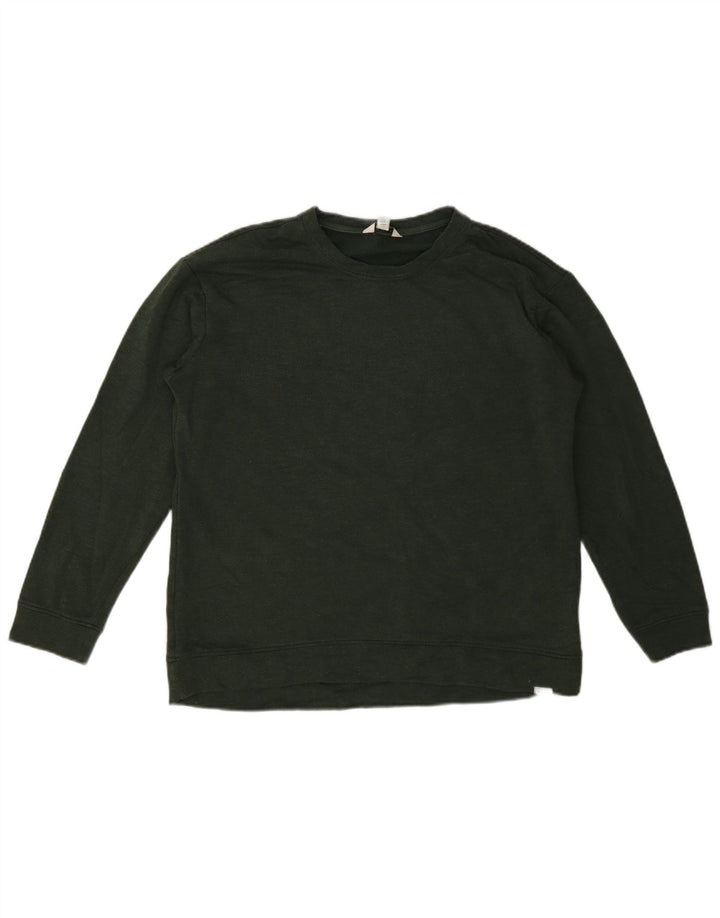 Orvis Herren-Sweatshirt-Pullover, Mittelgrün, Modal