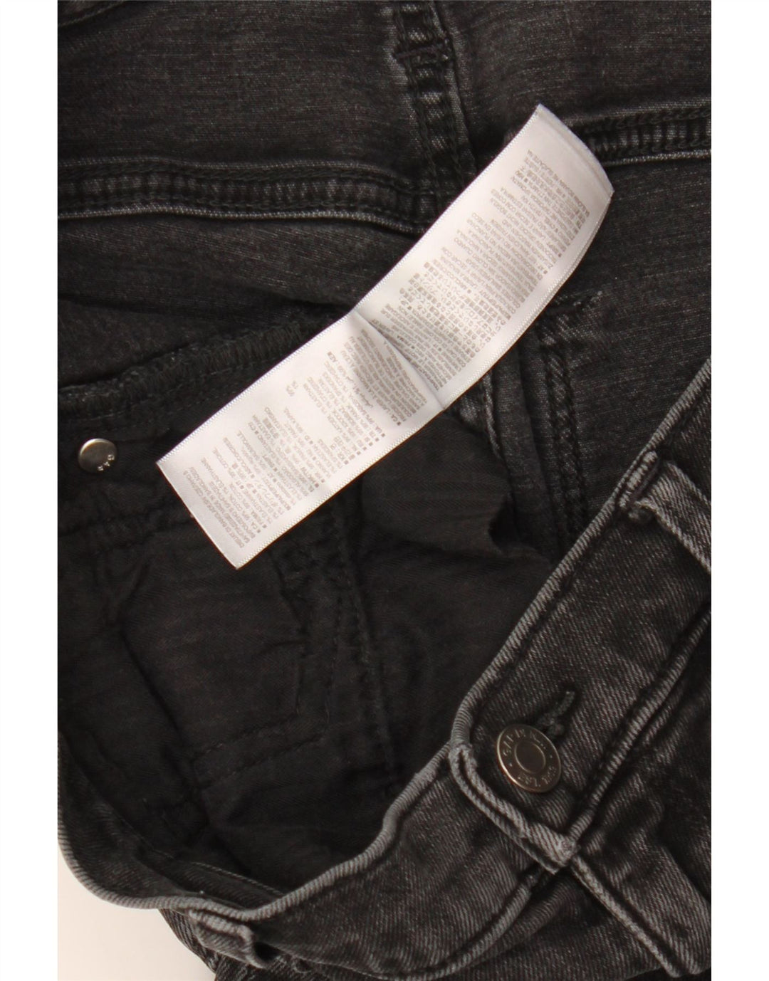 GAP Damen Kick Regular Fit verkürzte Jeans W30 L24 Graue Baumwolle