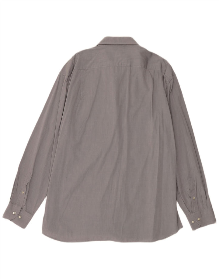 Roccobarocco Herrenhemd Größe 46 18 1/2 2XL Grau