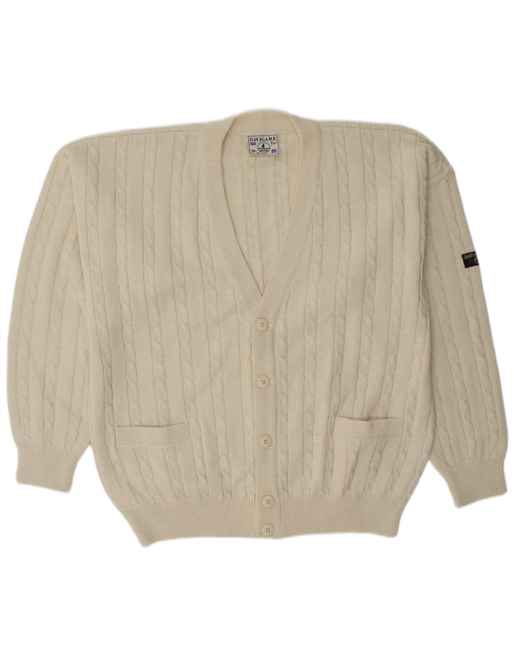 Navigare Herren Strickjacke XL Off White