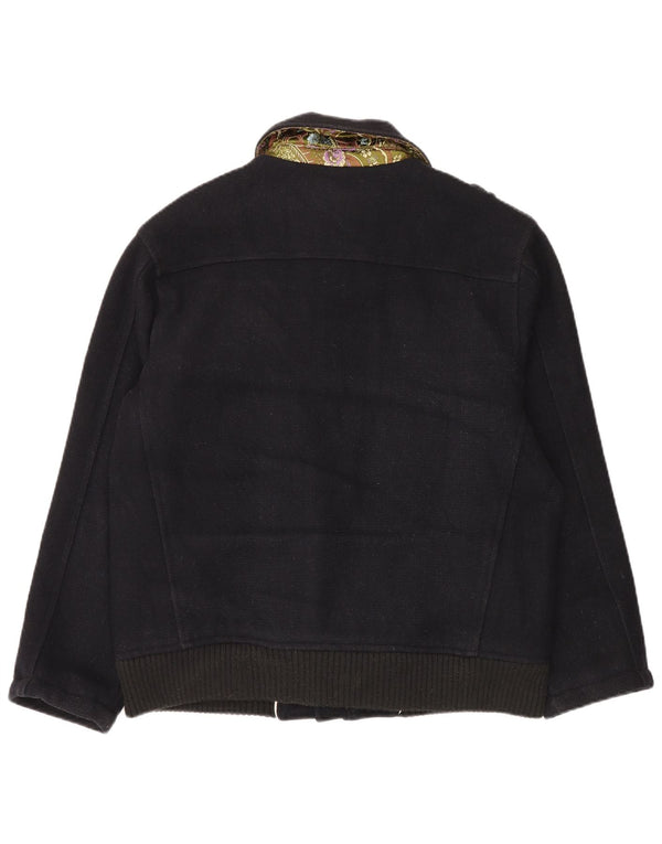 Scotch & Soda Herren Militärjacke UK 42 XL Marineblaue Wolle