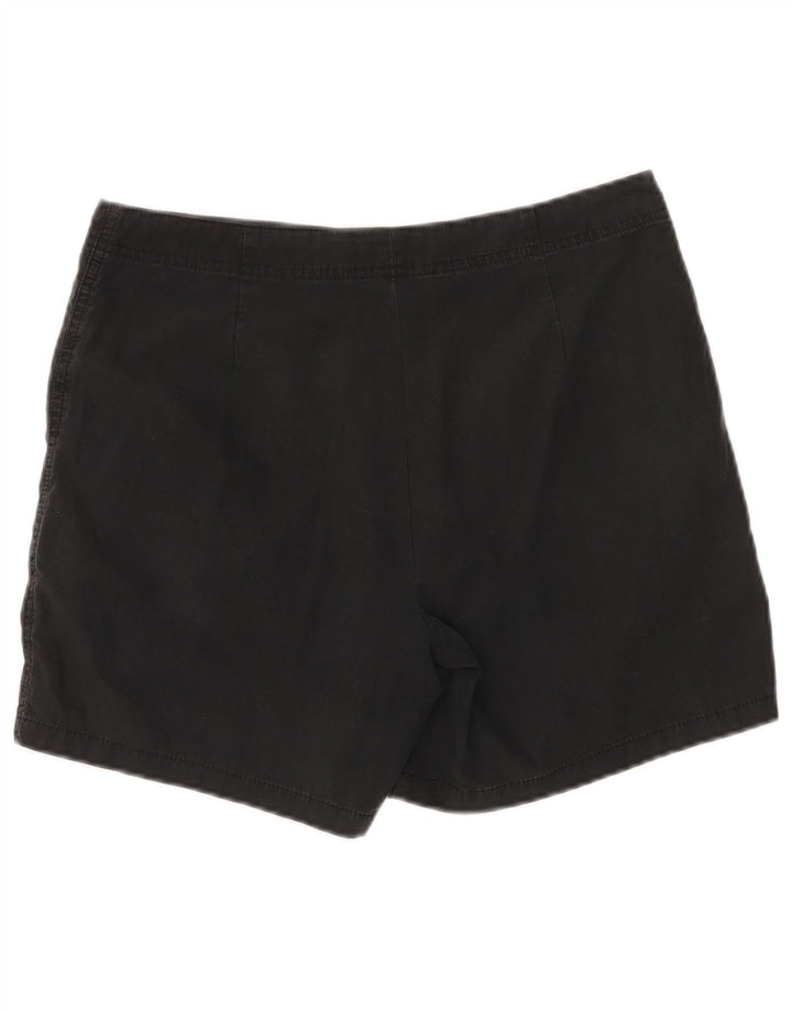 Marks & Spencer Damen Chinoshorts UK 12 Medium W32 Schwarze Baumwolle