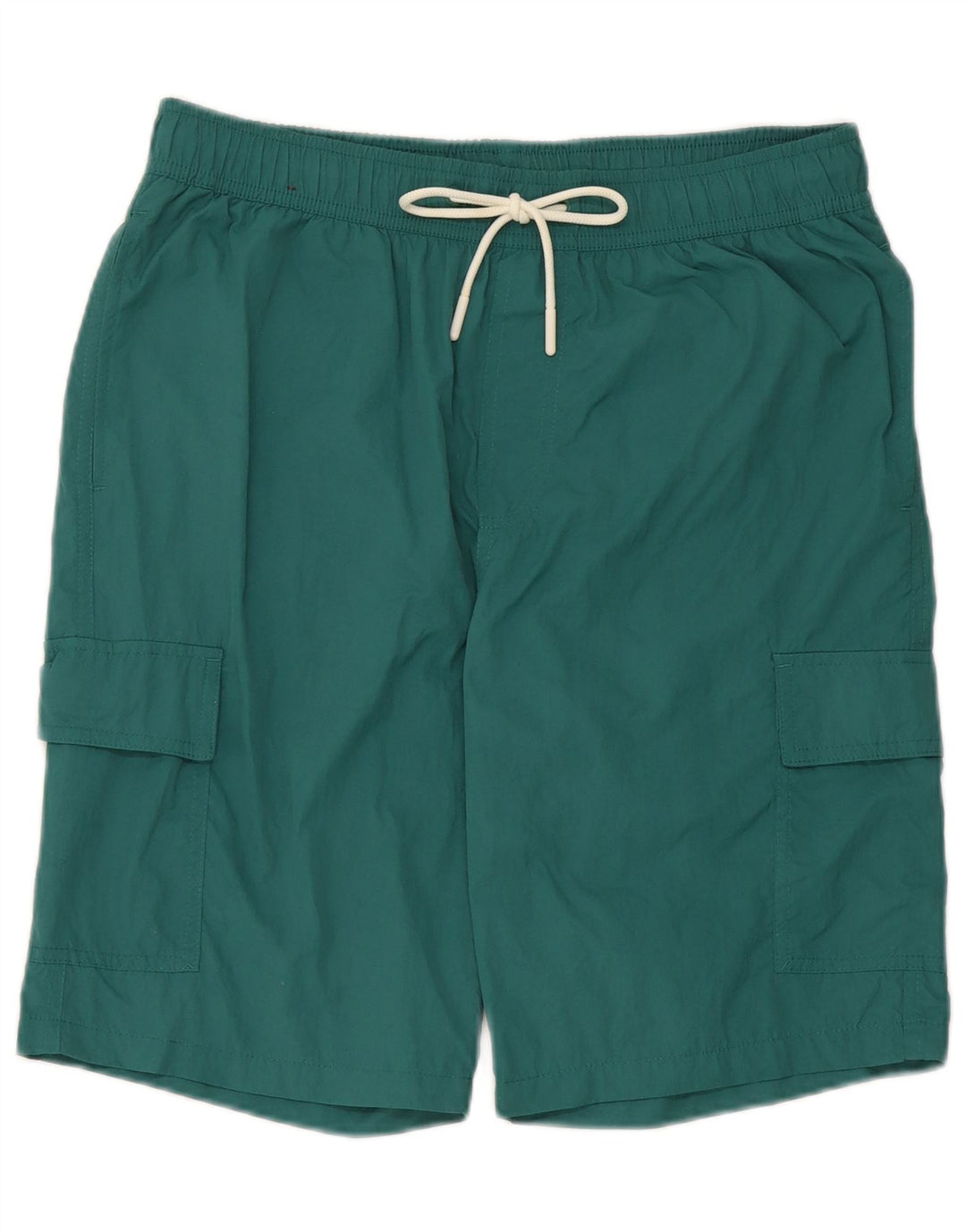 Marks & Spencer Herren Cargo-Badeshorts Mittelgrünes Polyamid