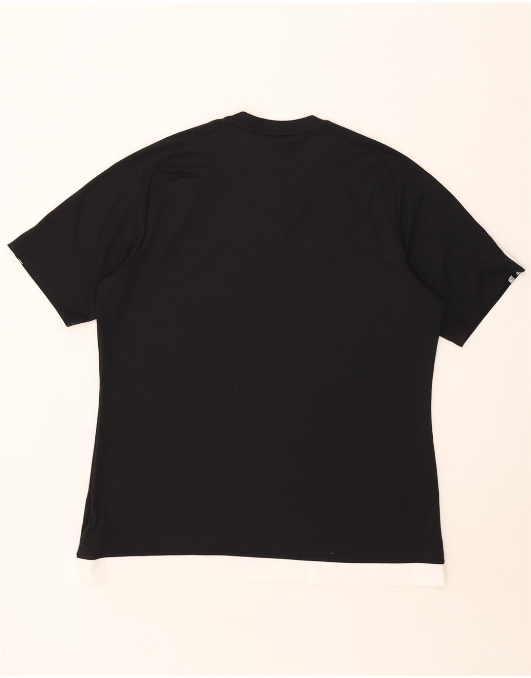 Adidas Herren Climalite T-Shirt Top XL Schwarz Colourblock Polyester