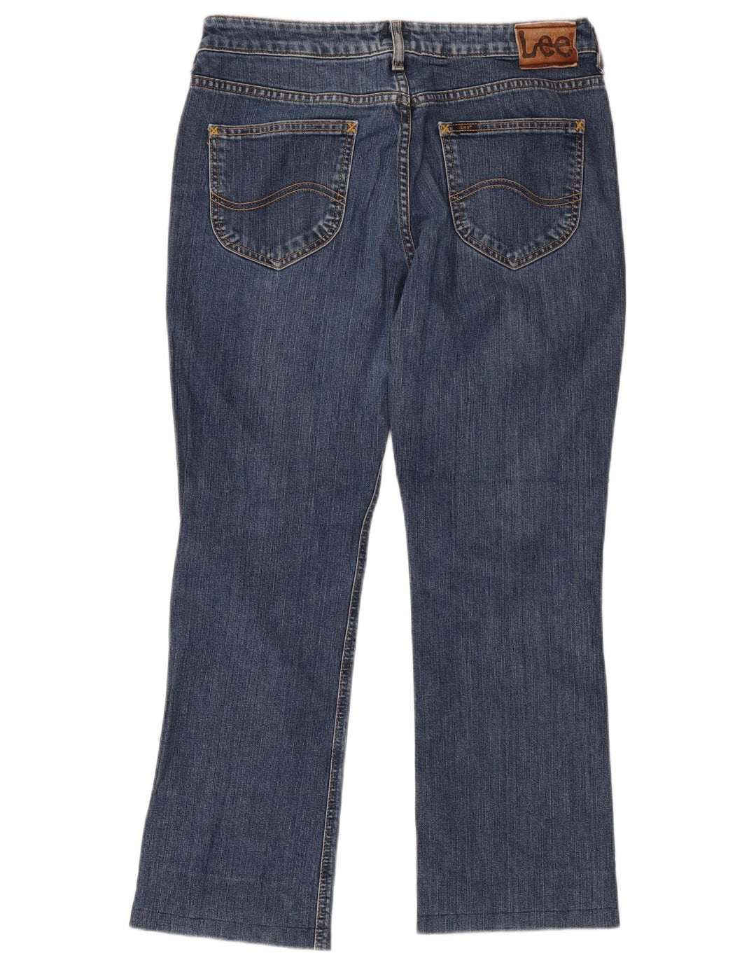 Lee Herren Bootcut Jeans W33 L33 Blaue Baumwolle