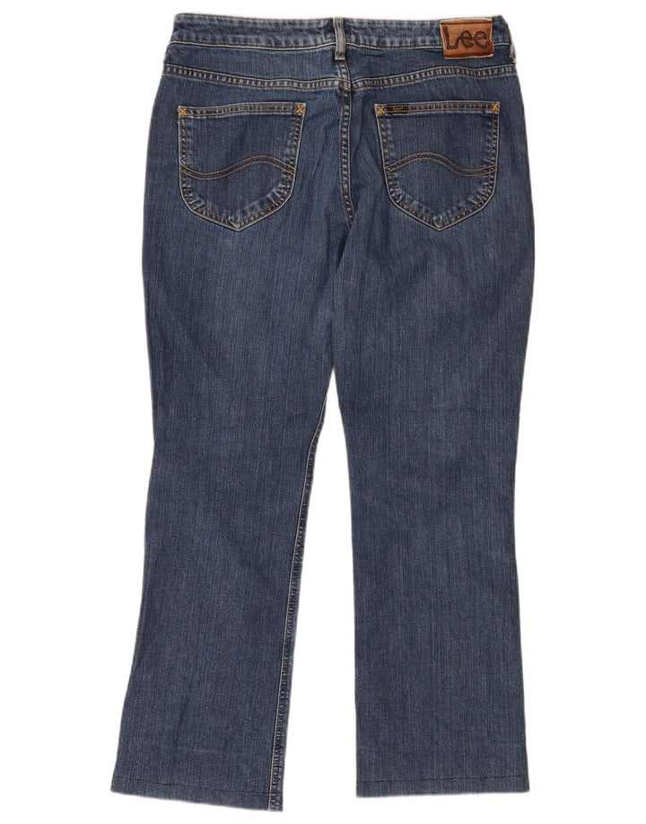 Lee Herren Bootcut Jeans W33 L33 Blaue Baumwolle