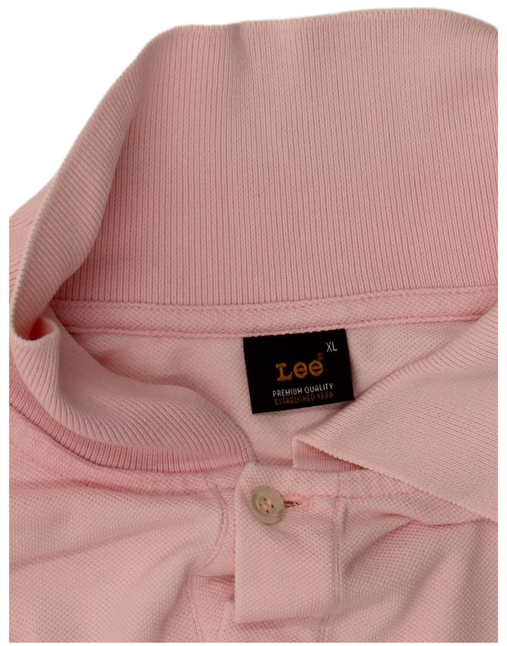 LEE Herren Poloshirt XL Rosa