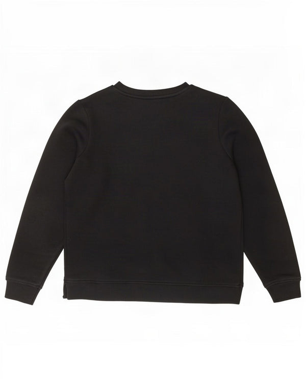Tommy Hilfiger Damen Sweatshirt Pullover UK 18 XL Schwarz Baumwolle
