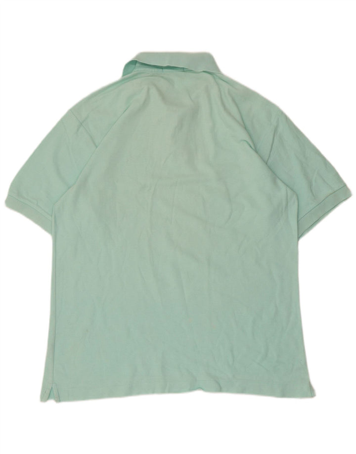FILA Herren Poloshirt Medium Türkis Baumwolle