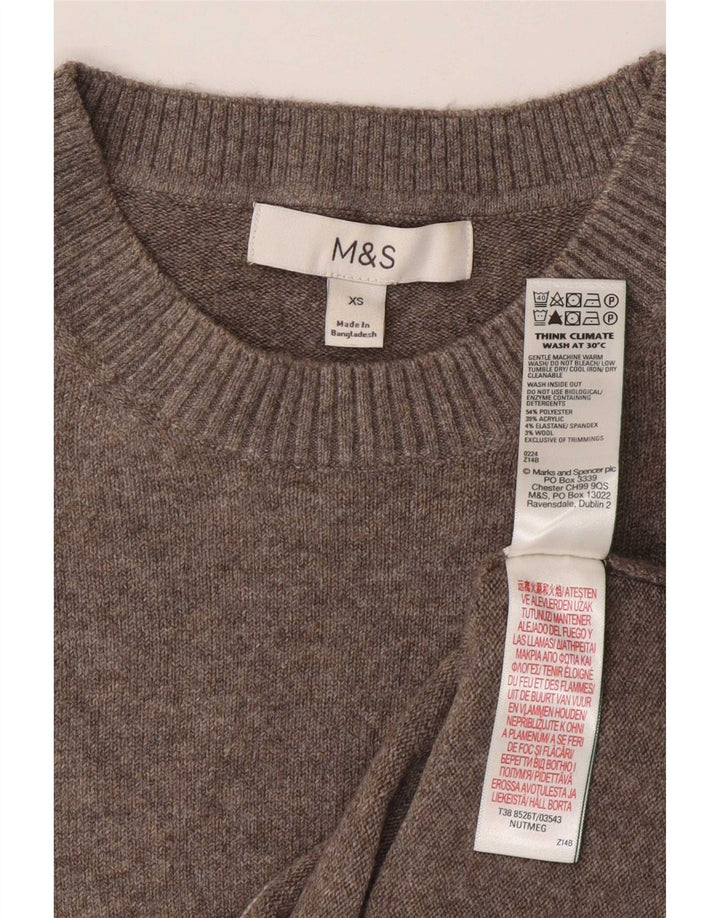 Marks & Spencer Damen Weste Tank Top UK 6 XS Grau Polyester