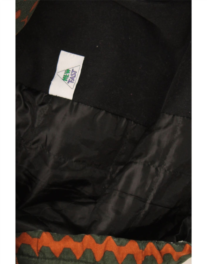 Neuer Fast Damenmantel UK 16 Large Black Fair Isle