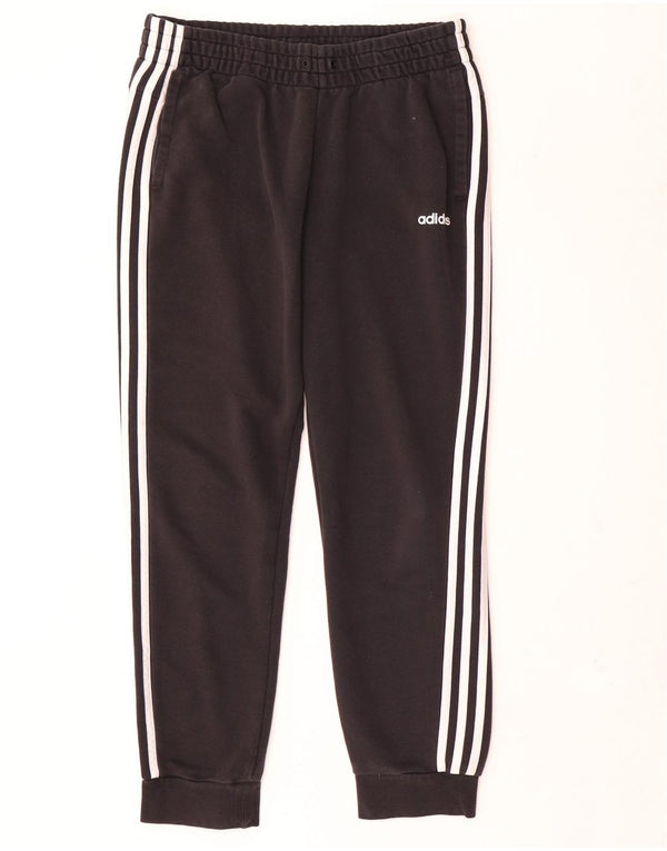 Adidas Damen Trainingshose Jogger UK 12/14 Mittelschwarze Baumwolle