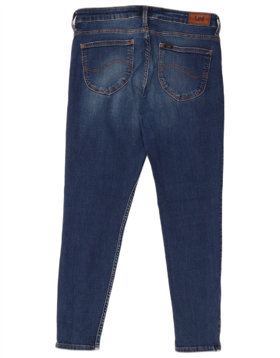 LEE Damen Scarlett verkürzte Jeans W30 L25 Blaue Baumwolle