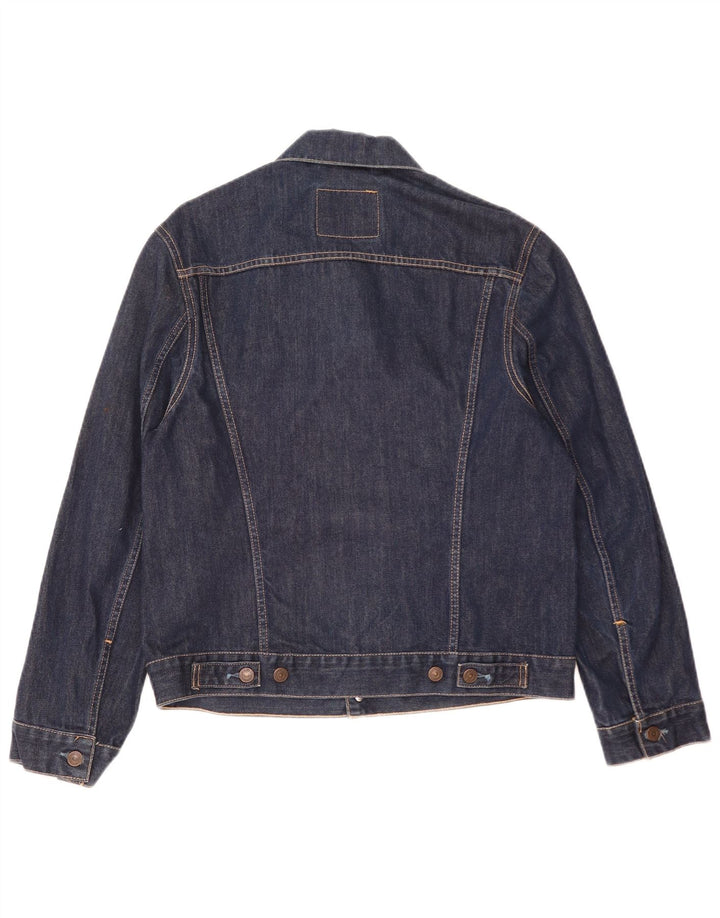 Levi's Herren-Jeansjacke, UK 38, mittelmarineblaue Baumwolle