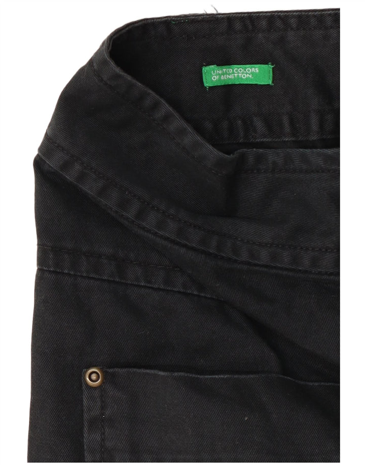 Benetton Damen-Mini-Cargorock W28 Mittelblau