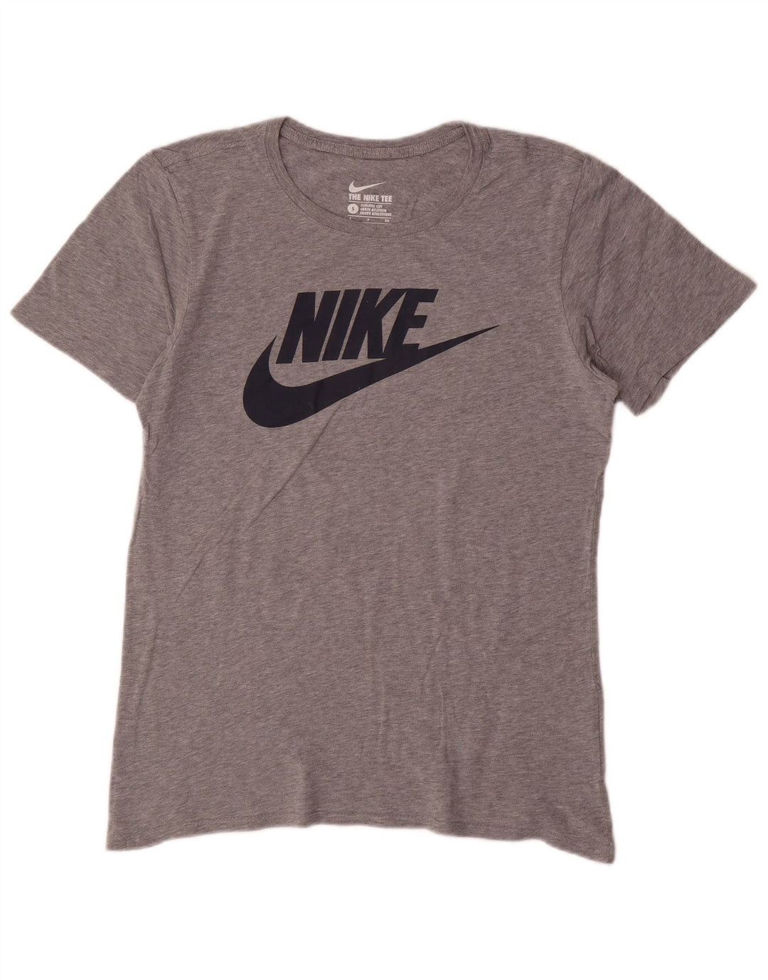 Nike Herren-T-Shirt mit Grafik, Größe S, graue Baumwolle