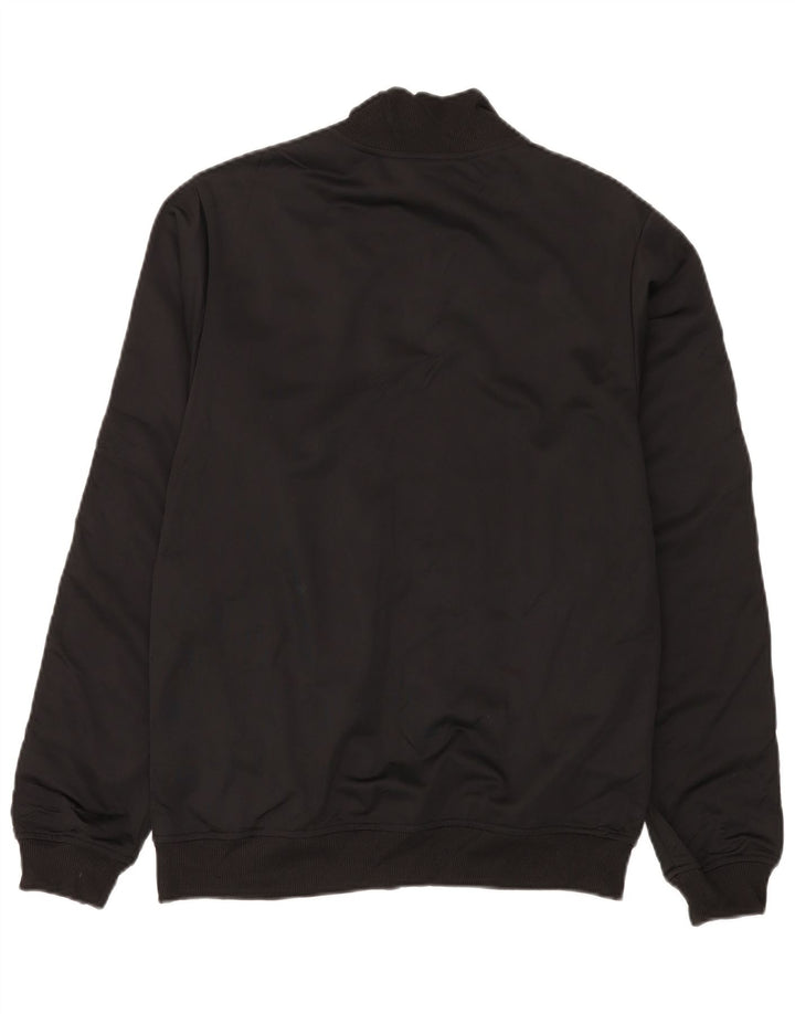 Umbro Herren-Trainingsanzugoberteil mit Grafik, Mittelschwarzes Polyester
