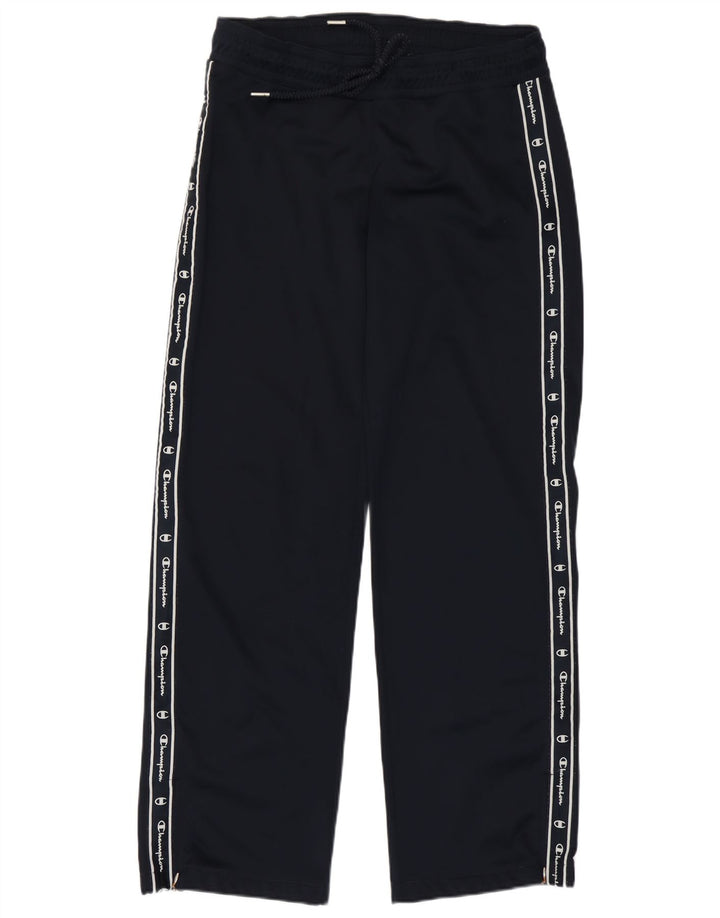 Champion Womens Graphic Full Trainingsanzug UK 16 Large Marineblau Polyester