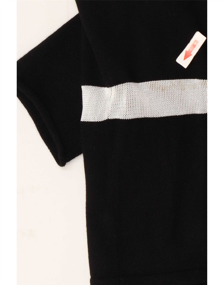 Marks & Spencer Damen Per Una Asymmetrisches Cardigan-Oberteil UK 16 Large Schwarz