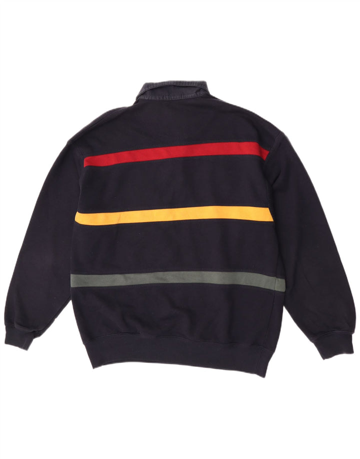 Marks & Spencer Herren St. Michael Sweatshirt Pullover Medium Marineblau gestreift