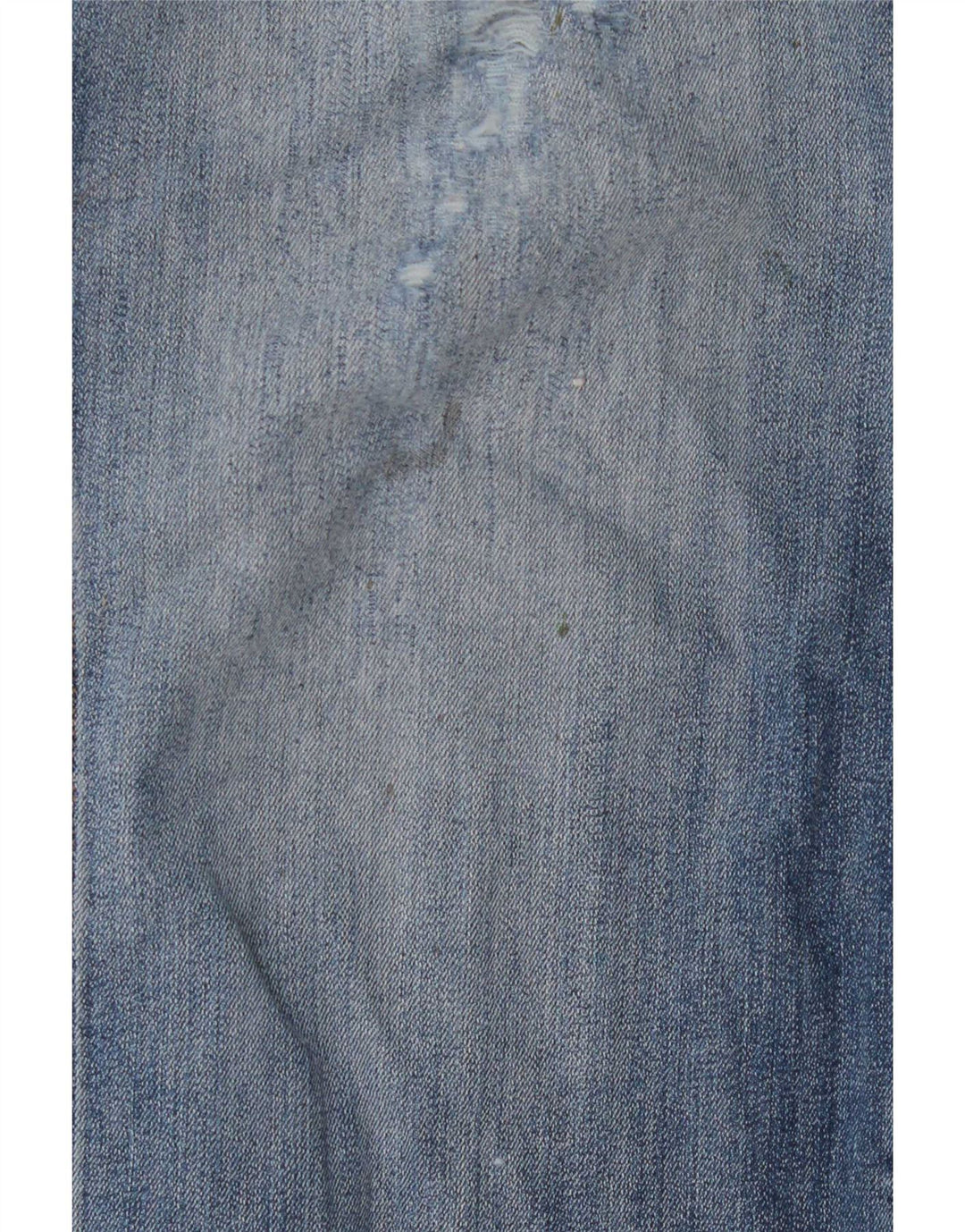 Wrangler Herren Distressed Straight Jeans W38 L27 Blau