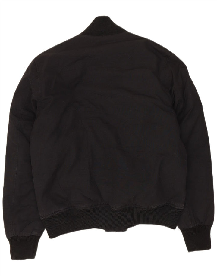Woolrich Herren Bomber Windjacke UK 36 Small Schwarz Polyester