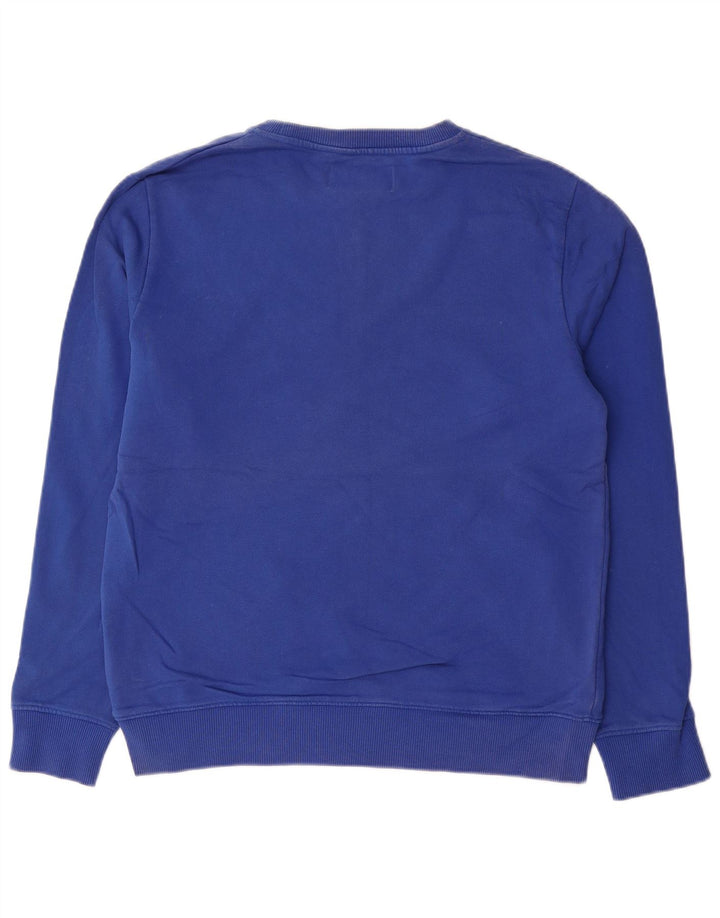 CALVIN KLEIN JEANS Herren-Sweatshirt mit Grafik, Größe L, Blau, Baumwolle