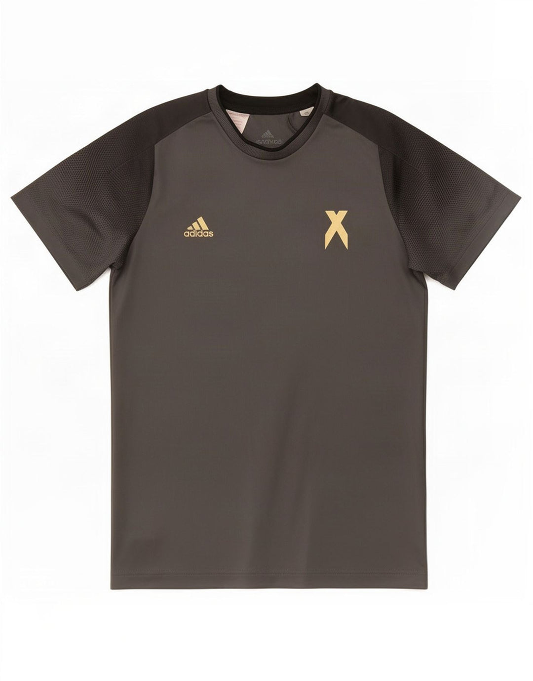 Adidas Jungen T-Shirt Top 13-14 Jahre Graues Polyester
