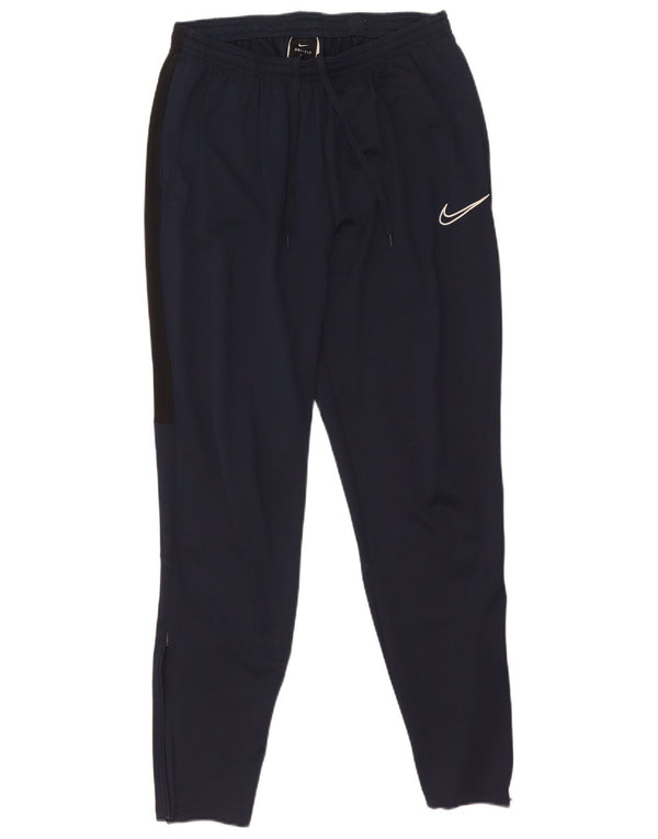 Nike Herren Dri Fit Trainingshose Mittelgroßes marineblaues Farbblock-Polyester