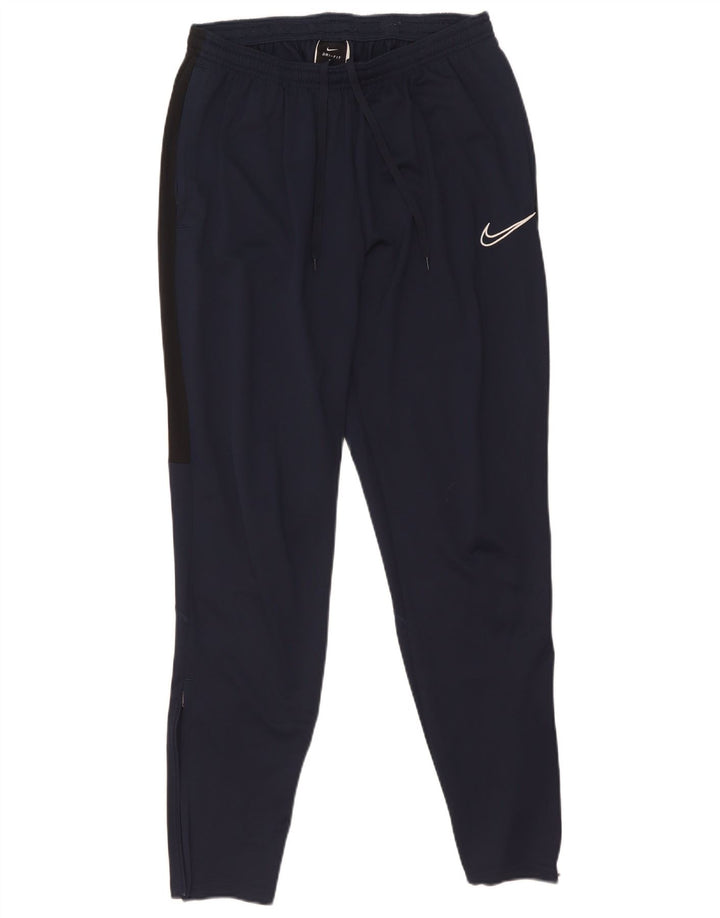 Nike Herren Dri Fit Trainingshose Mittelgroßes marineblaues Farbblock-Polyester