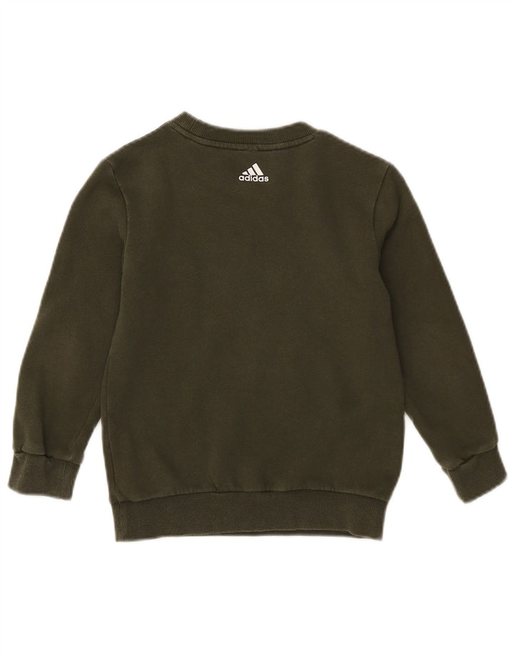 Kompletter Adidas-Trainingsanzug für Jungen, 6–7 Jahre, Khaki, Baumwolle