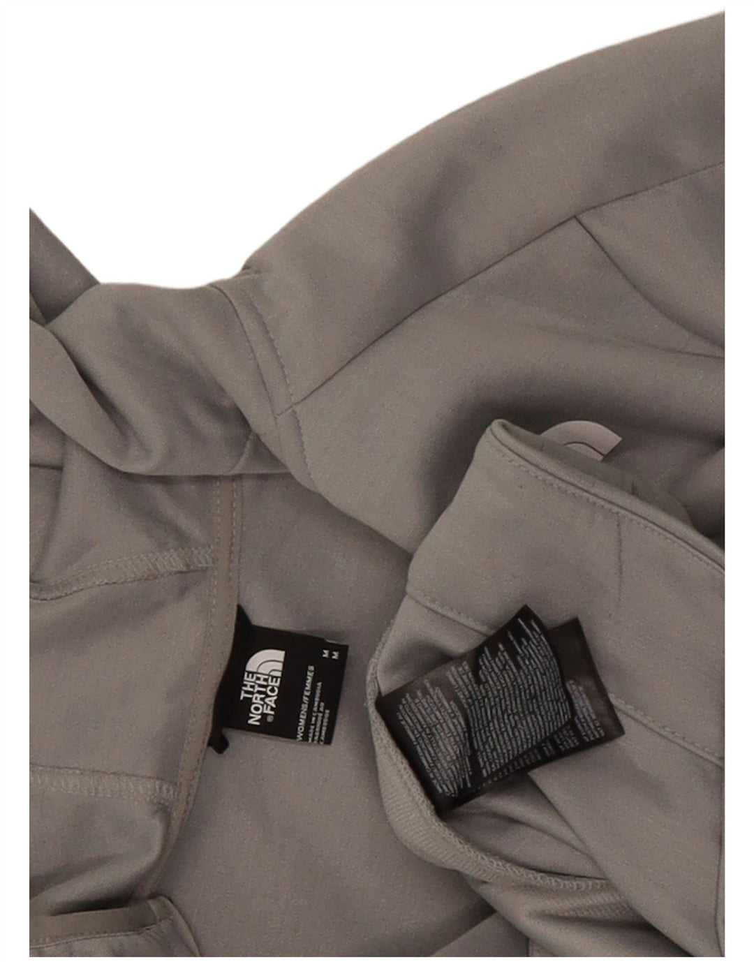 The North Face Damen-Kapuzenpullover mit Reißverschluss, UK 12, mittelgrau, Polyester