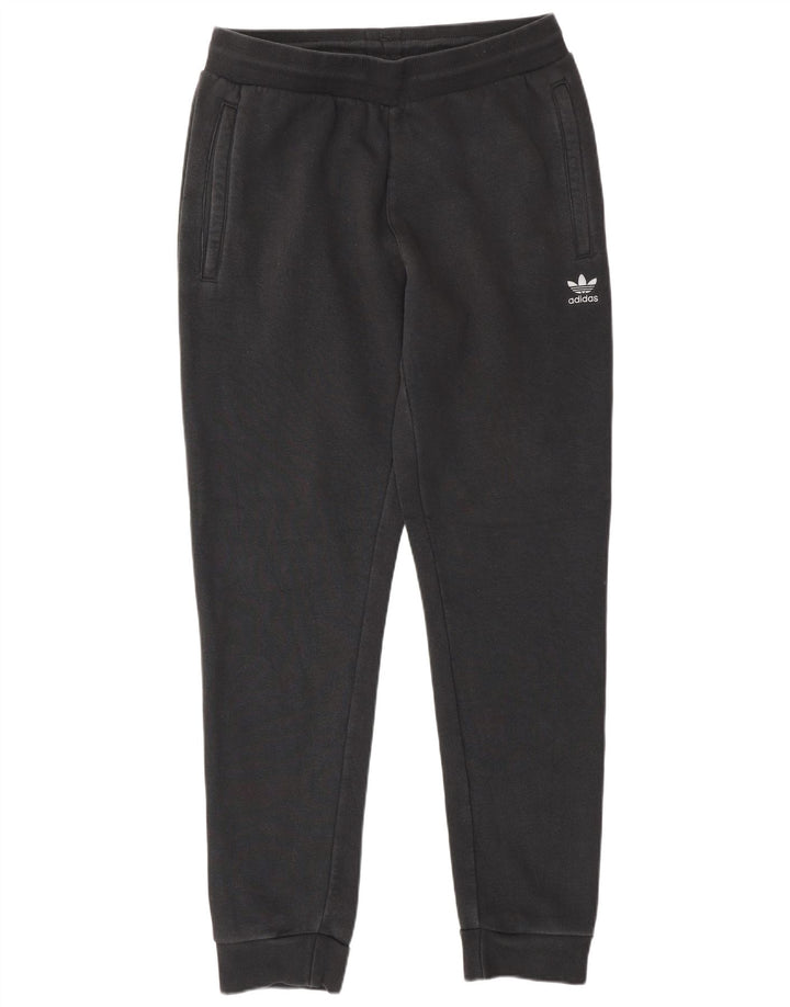 Adidas Herren-Trainingshose, Jogginghose, mittelschwarz, Baumwolle