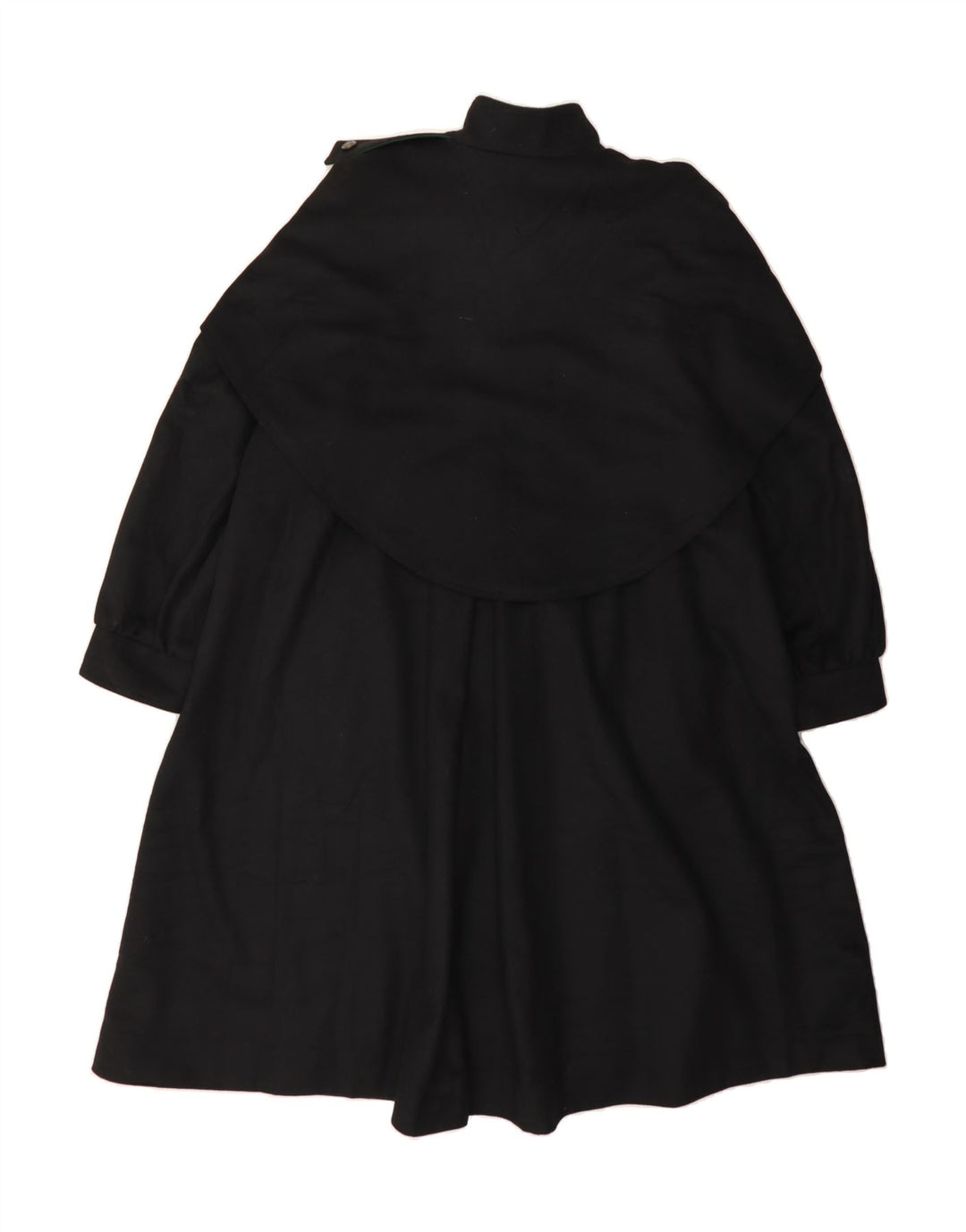 TRACHTEN GERLACH Womens Overcoat EU 42 Large Black Wool Vintage Trachten Gerlach and Second-Hand Trachten Gerlach from Messina Hembry 