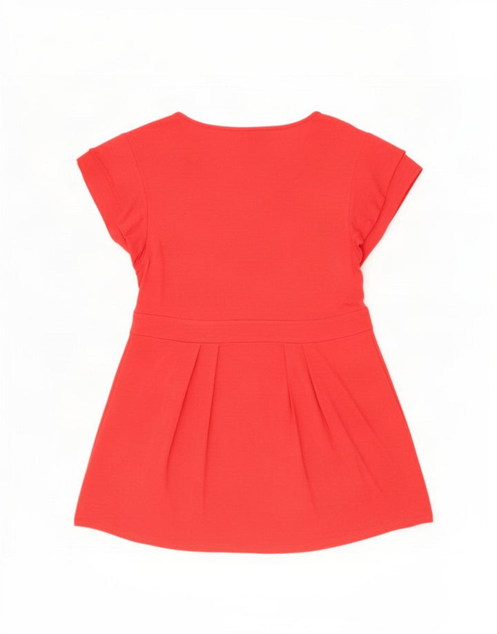 Liu Jo Damen Bluse Top UK 14 Große rote Viskose