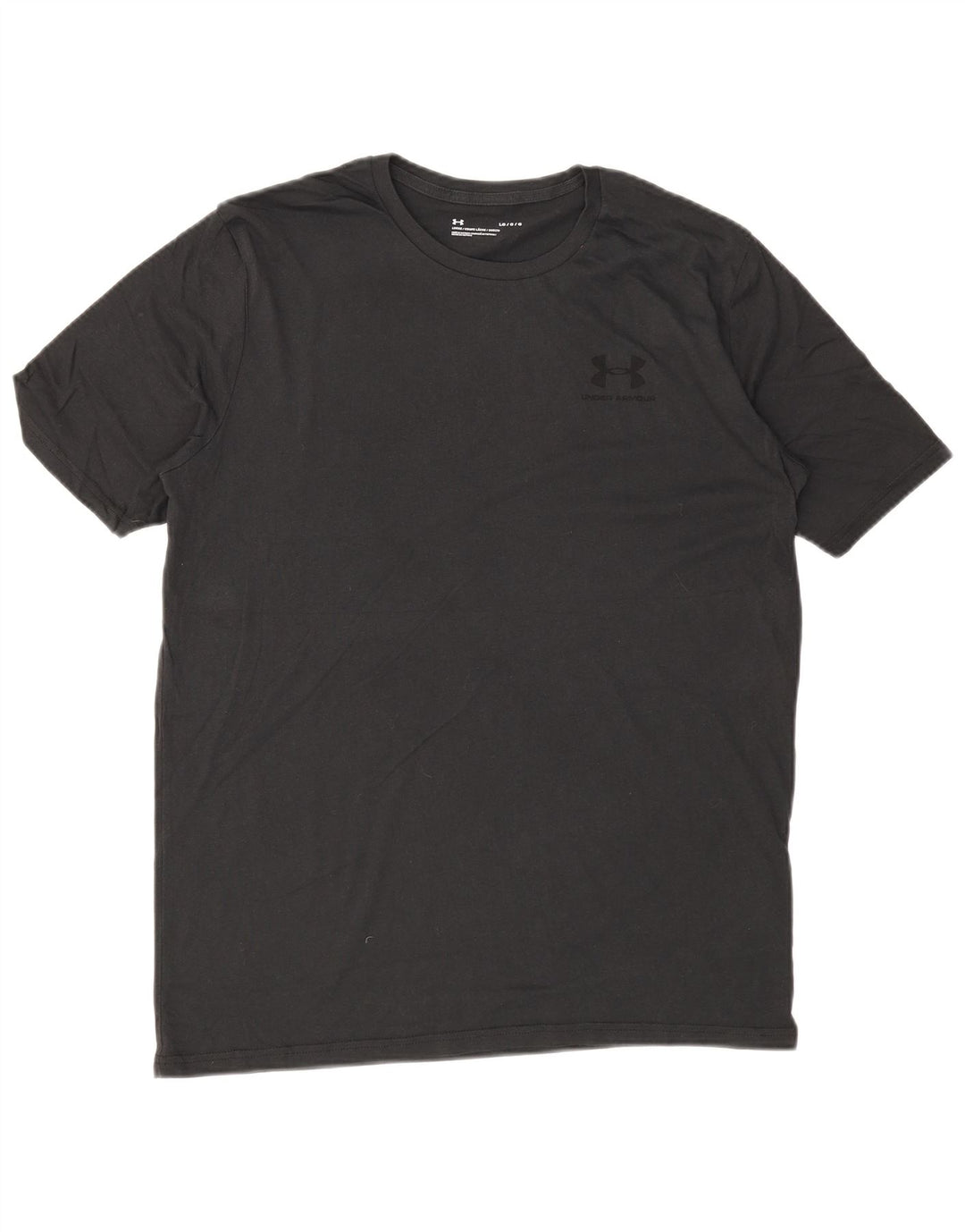 UNDER ARMOUR Herren T-Shirt Top Large Grau Baumwolle