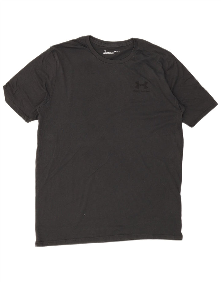 UNDER ARMOUR Herren T-Shirt Top Large Grau Baumwolle