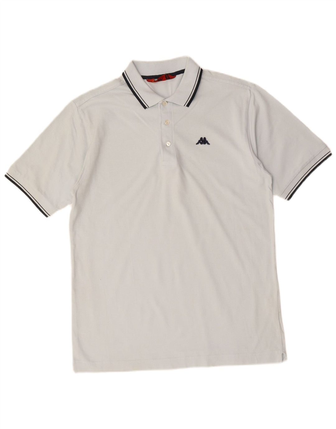 KAPPA Herren Poloshirt mittelblaue Baumwolle