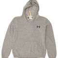 UNDER ARMOUR Womens Hoodie Jumper UK 14 Medium Grey Cotton Vintage Under Armour and Second-Hand Under Armour from Messina Hembry 