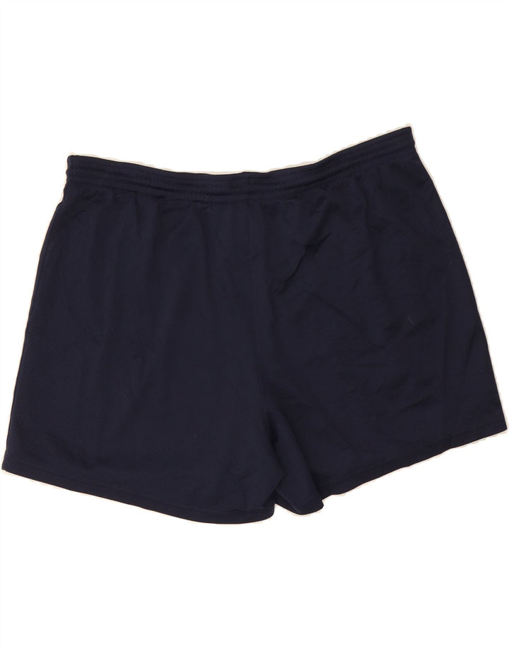 REEBOK Mens Sport Shorts Large  Navy Blue Polyester Vintage Reebok and Second-Hand Reebok from Messina Hembry 