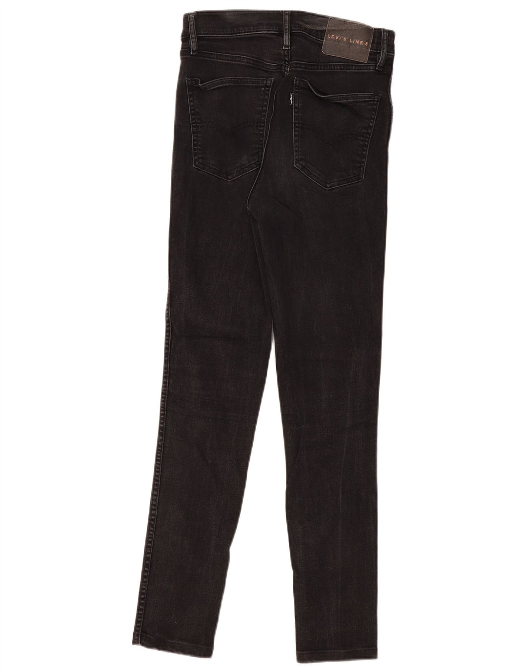 LEVI'S Damen Skinny Jeans W26 L28 Schwarze Baumwolle