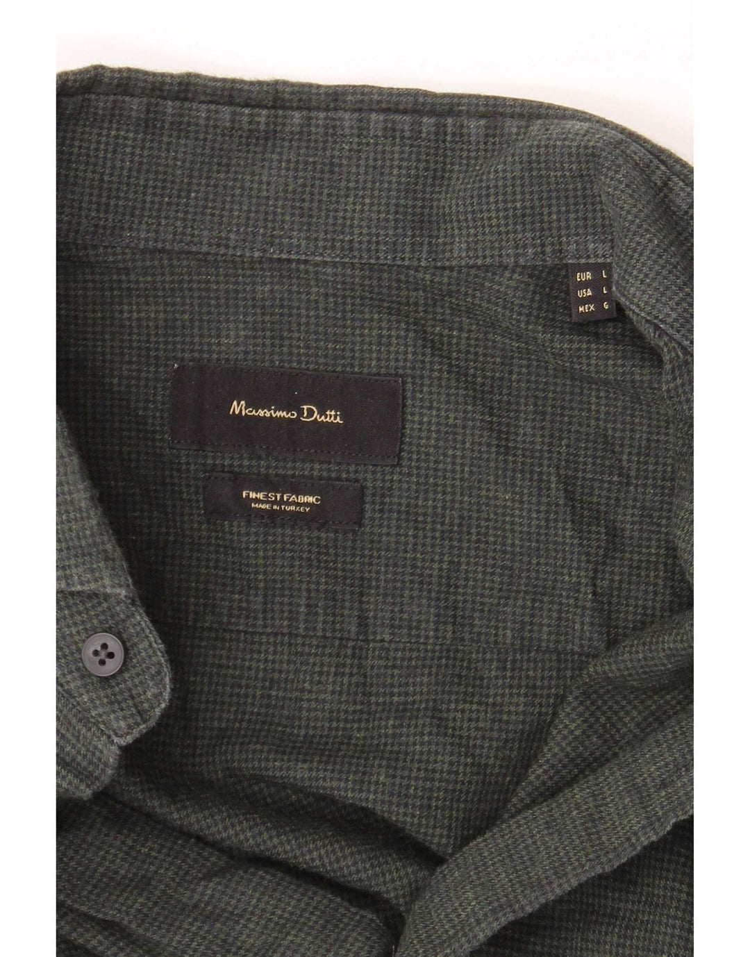 Massimo Dutti Herrenhemd Large Grün
